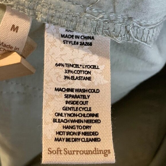 Soft Surroundings Women's Bootcut Stretch 2ASZ68 5 Pocket Jeans SIze M‎ NWT - Picture 9 of 16